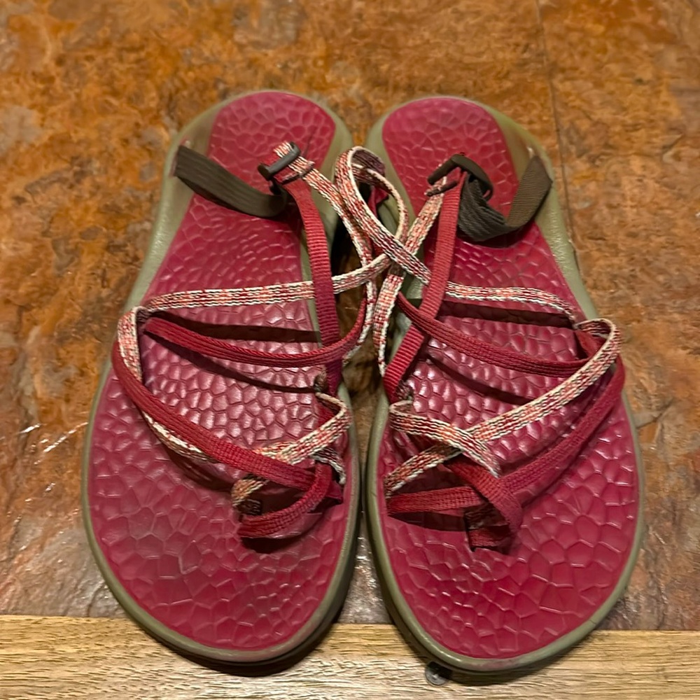 Chaco Fantasia Cycloid Scale Multicolor Slip-on Sandals